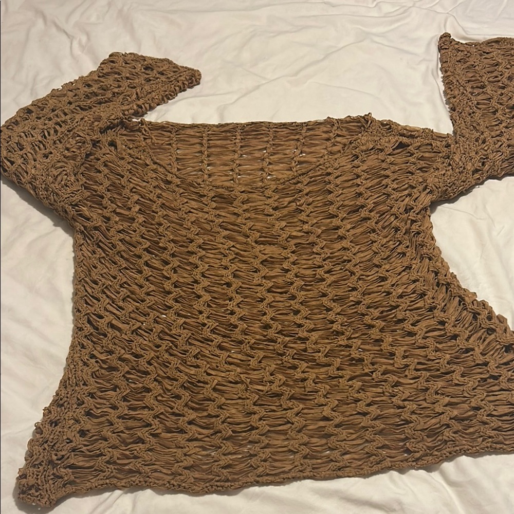 Cozy Brown Knit top